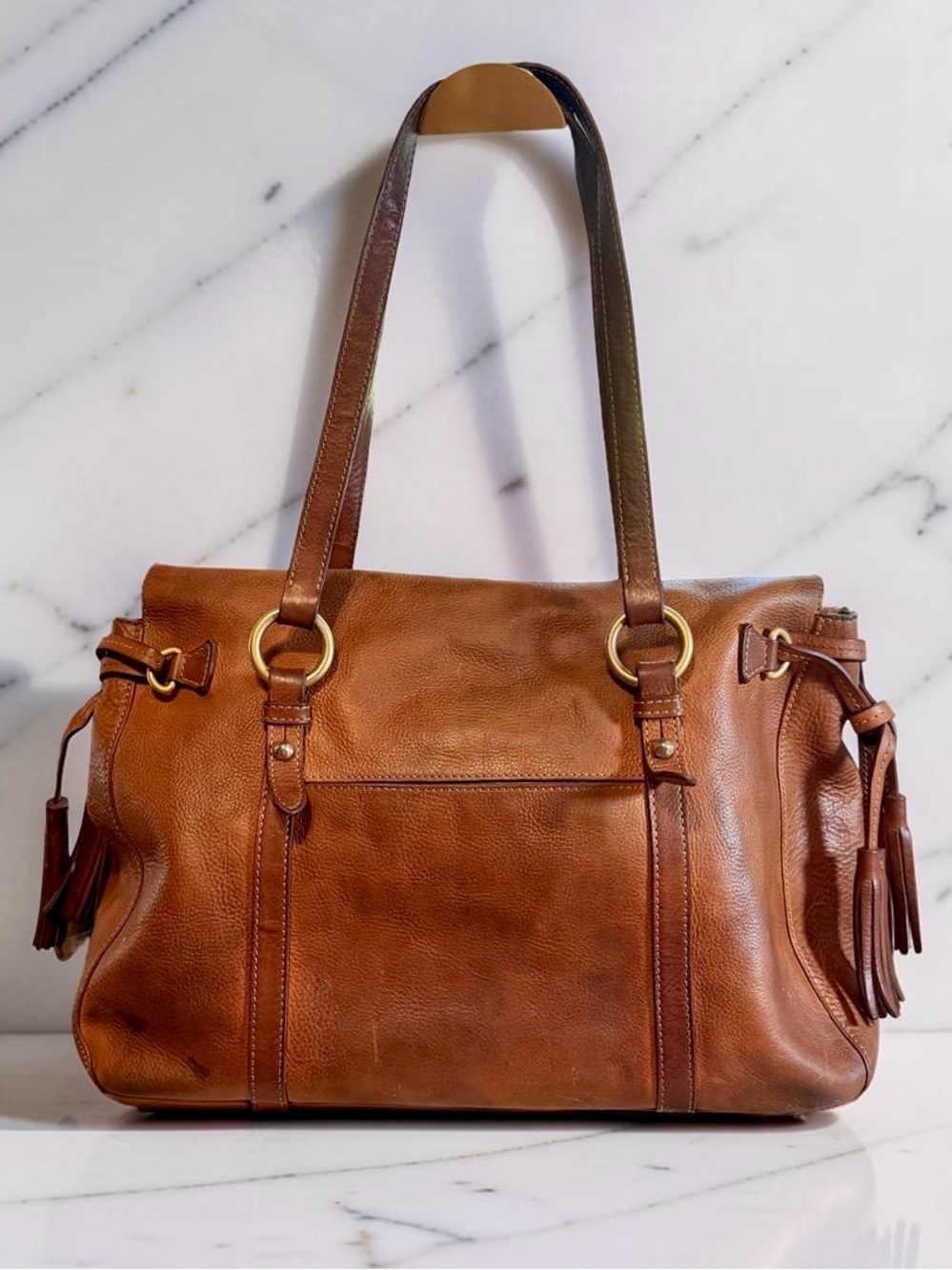 Dooney & Bourke Florentine Leather Tote - Picture 2 of 12